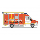 Rietze MB Sprinter 18 GSF RTW " Feuerwehr Gladbeck ", NH 11-12/26