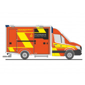 Rietze MB Sprinter WAS RTW Drohneneinheit " Feuerwehr Kirchhrim unter Teck ", NH 07-08/26