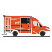 Rietze MB Sprinter WAS RTW " RD Hamburg JUH ", NH 01-02/26