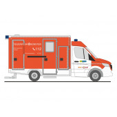 Rietze MB Sprinter 18 GSF RTW „Feuerwehr Münster“, NH 01-02/25