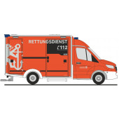 Rietze MB Sprinter WAS Koffer RTW „Feuerwehr Düsseldorf“, NH 11-12/24