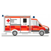 Rietze MB Sprinter 18 WAS Koffer RTW "DRK Dessau-Rosslau", NH 03-04 / 23