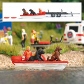 Busch Action Set: Wasserrettung mit Motorboot