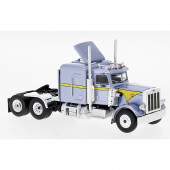  Brekina - Peterbilt 359 `73 Zugmaschine, hellblau metallic/gelb 