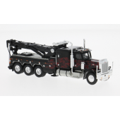 Brekina Peterbilt 359 Abschlepper, schwarz ""Flames""