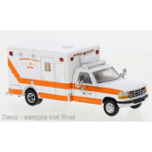 Brekina Ford F-350 Horton "Ambulance, weiss/orange 1997", NH 2.Quartal / 23 