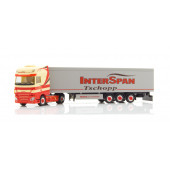 Herpa DAF XF 6 SSC Schubboden-Sattelzug "Tschopp Interspan" 