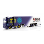 Herpa Scania R `13 TL Kühlkoffer-Sattelzug "Heide Logistik / Kelsa" Sondermodell Handel Nord