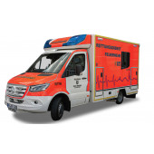 Herpa MB Sprinter `18 Fahrtec RTW 'Rettungsdienst Feuerwehr Menden' Sonderedition NRW 05/21