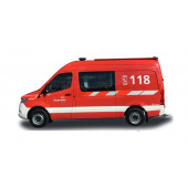 Herpa MB Sprinter 18 Halbbus " Feuerwehr Regio Lenzburg ", NH 03 / 22,