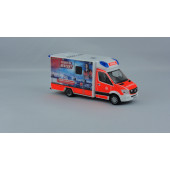 Herpa MB Sprinter 13 RTW / Infomobil  BF Hamburg, HH 2832,Sondermodell