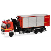 Herpa MB Actros M`08 WLF " Feuerwehr Lünen mit AB-G " ,Sondermodell Intermodellbau 26