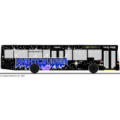 Rietze MB O 405 N2 " Hamburger Hochbahn Nightcruiser (blaue Schrift) "(Vorbestellung)
